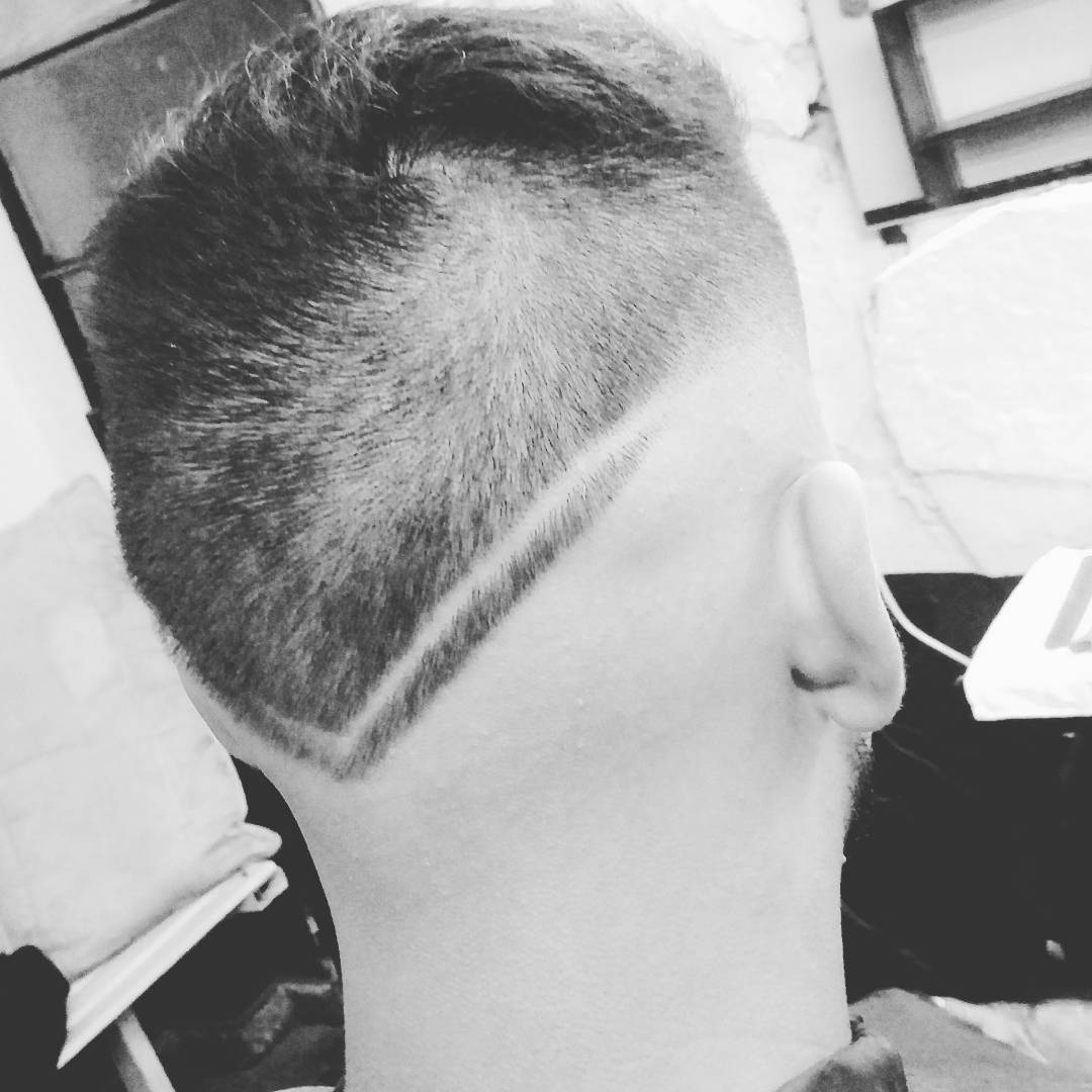 Diseño de corte hecho en Barbería Los Primos